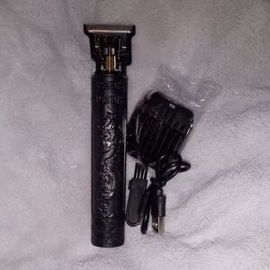 Black Electric Hair Trimmer with Accessories Vintage T9
